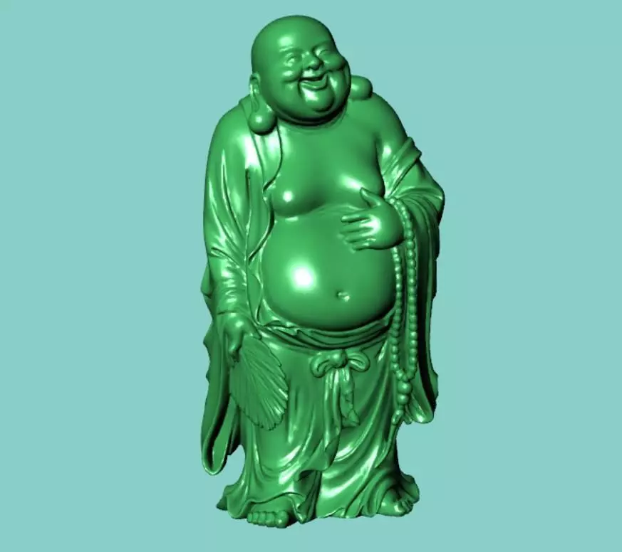 The Buddha of Joy and Good Fortune 3D print model_1