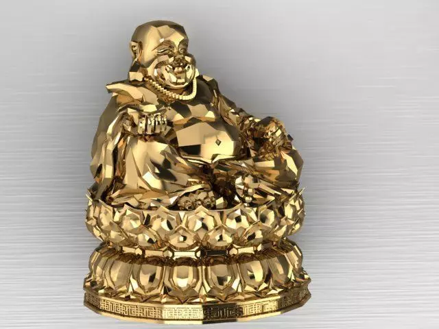  The Buddha of Joy and Good Fortune 3D print model_0