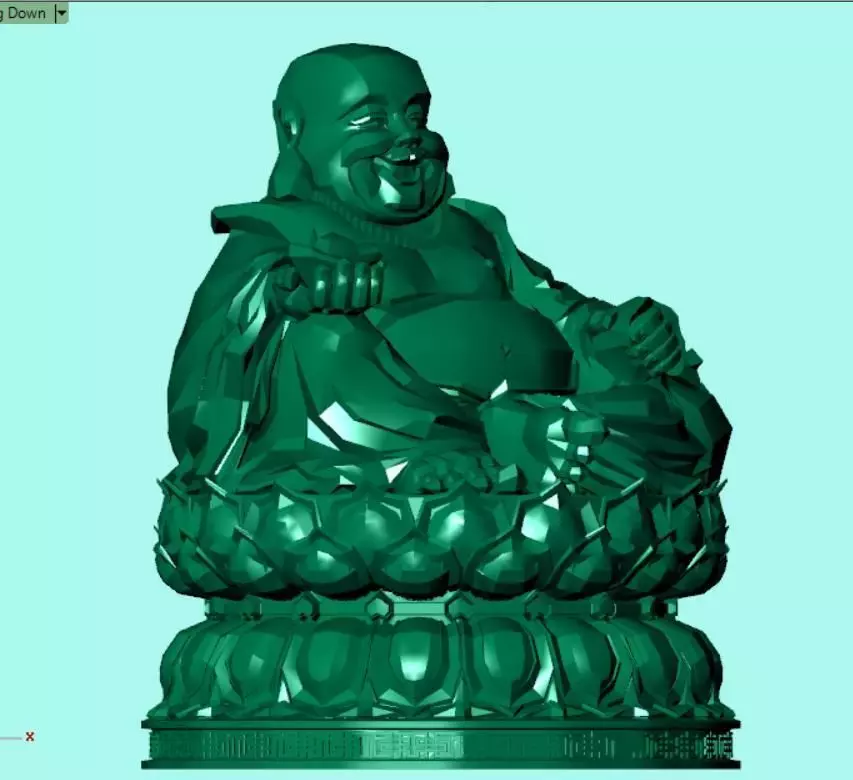  The Buddha of Joy and Good Fortune 3D print model_1