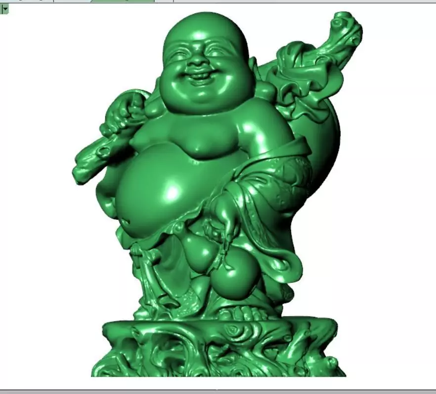 The Buddha of Joy and Good Fortune 3D print model_1