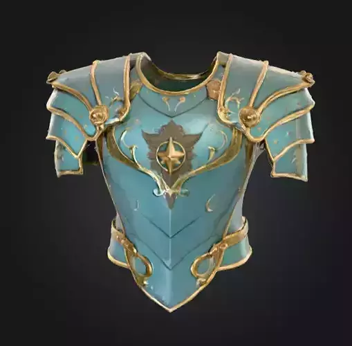 Emerald Valor Free low-poly 3D model