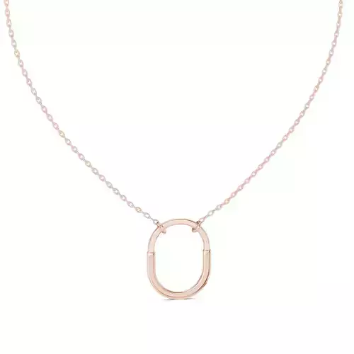  Oval Shape With Round Diamond Women Pendant 3dm STL Video 3D print model