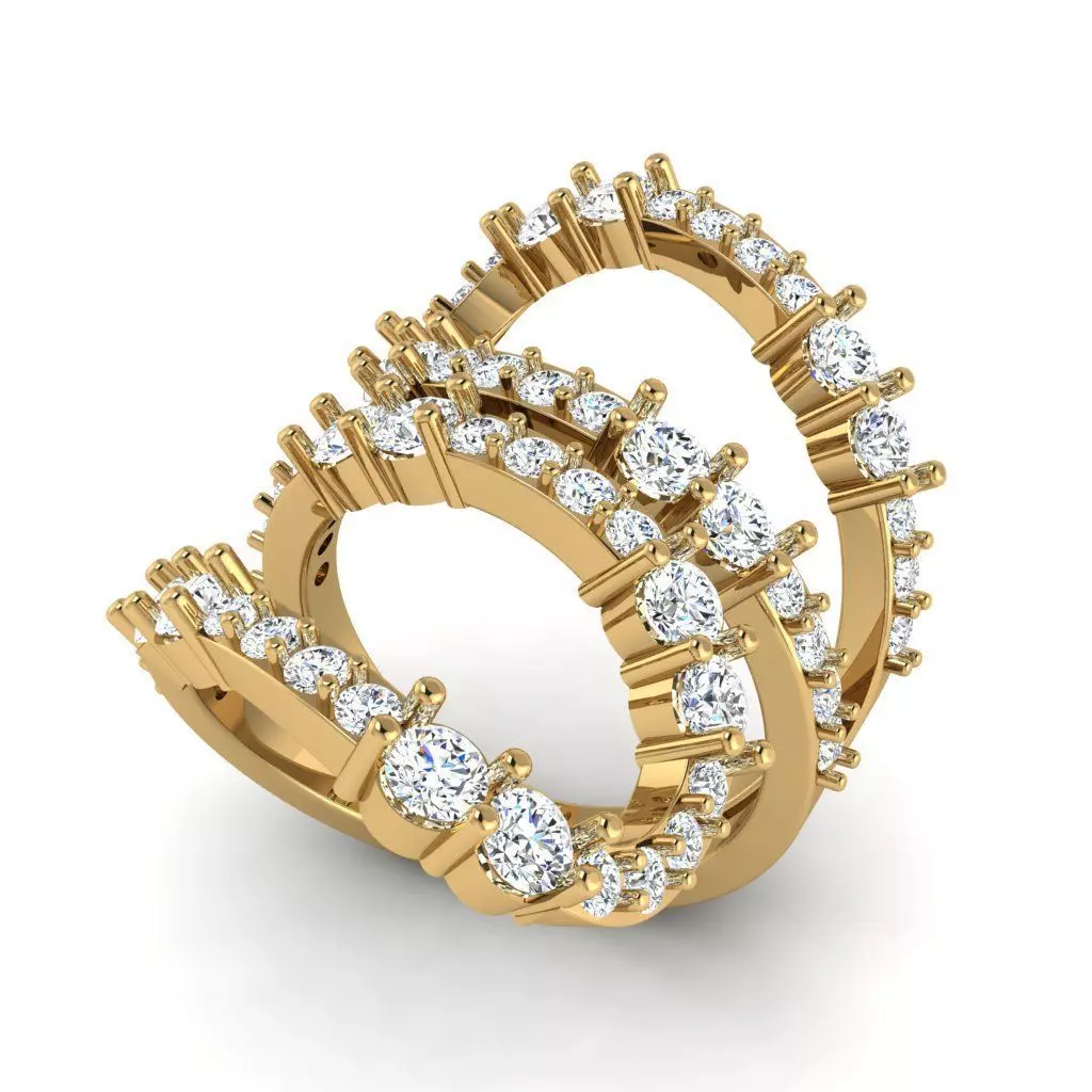 Fancy ring for sale in STL format 3D print model