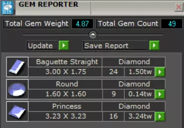 White Gold and Gemstones Checkerboard STL Pendant Model jp0069 3D print model_6