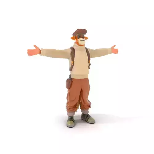 Adventurer Monkey Character Model Pack