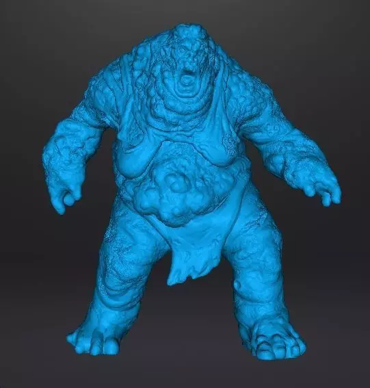 FEMALE TANK ABOMINATION ZOMBIE MODEL FIGURE FANTASY HORROR RPG 3D print model_9