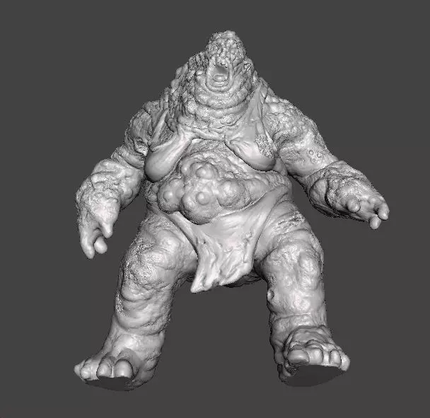 FEMALE TANK ABOMINATION ZOMBIE MODEL FIGURE FANTASY HORROR RPG 3D print model_8