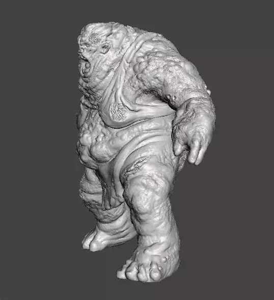 FEMALE TANK ABOMINATION ZOMBIE MODEL FIGURE FANTASY HORROR RPG 3D print model_3