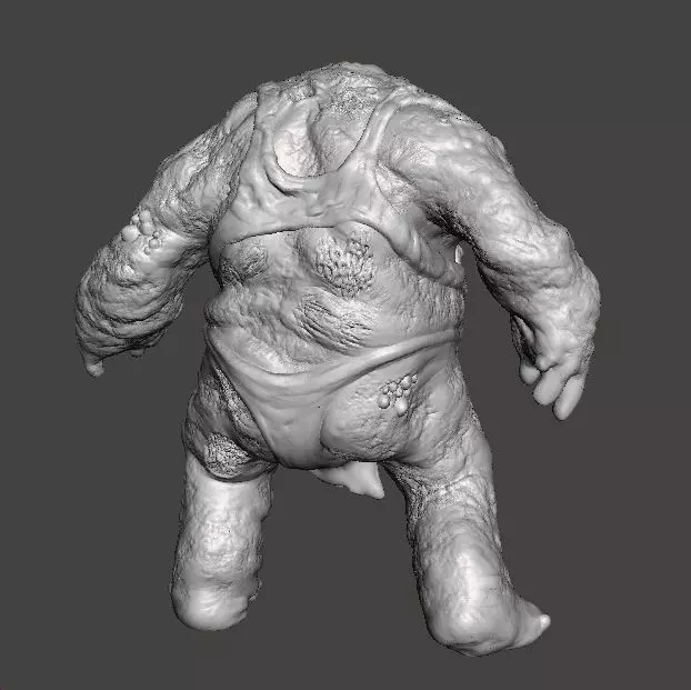 FEMALE TANK ABOMINATION ZOMBIE MODEL FIGURE FANTASY HORROR RPG 3D print model_6