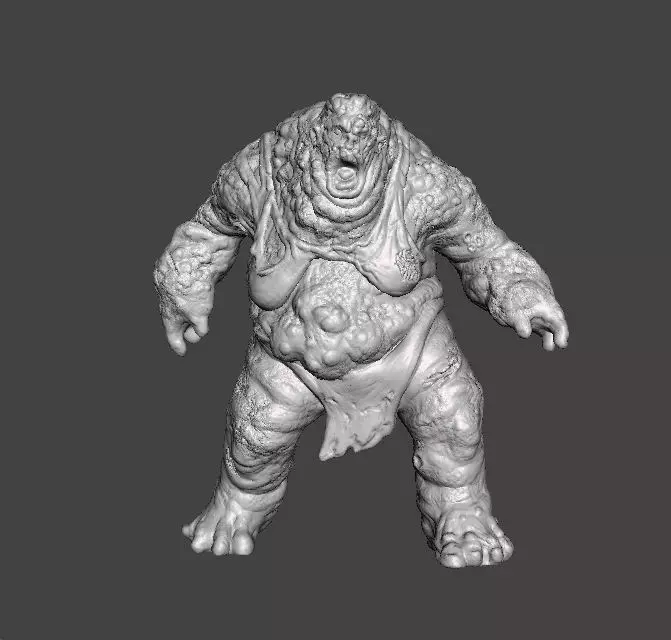 FEMALE TANK ABOMINATION ZOMBIE MODEL FIGURE FANTASY HORROR RPG 3D print model_0