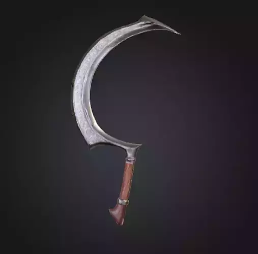 Eclipse Scythe Low-poly 3D model