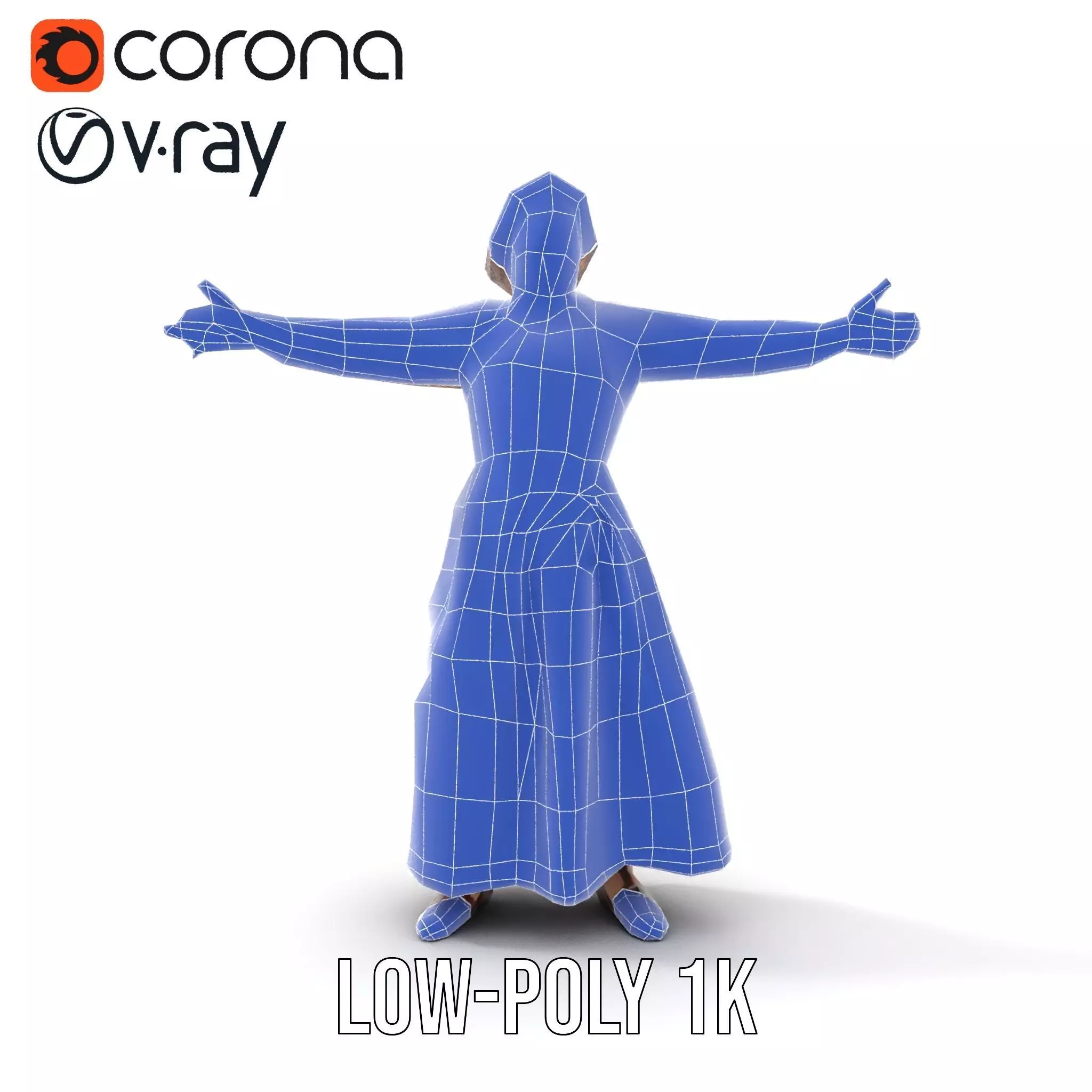 Traditional Scandinavian Attire Character Model Pack Low-poly 3D model_28