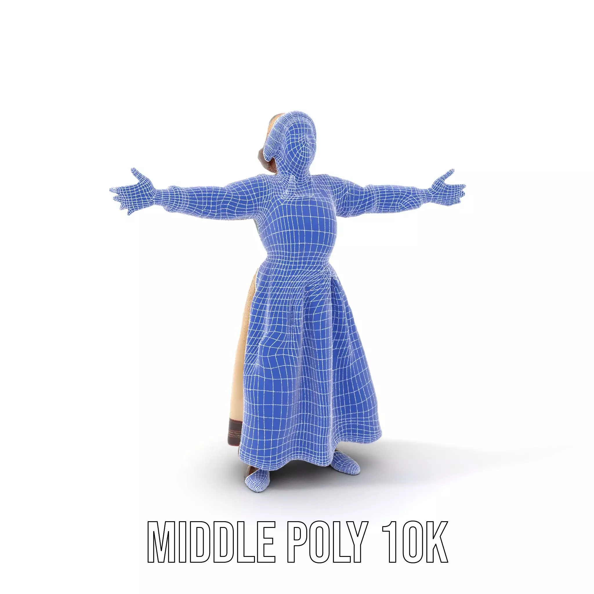 Traditional Scandinavian Attire Character Model Pack Low-poly 3D model_10