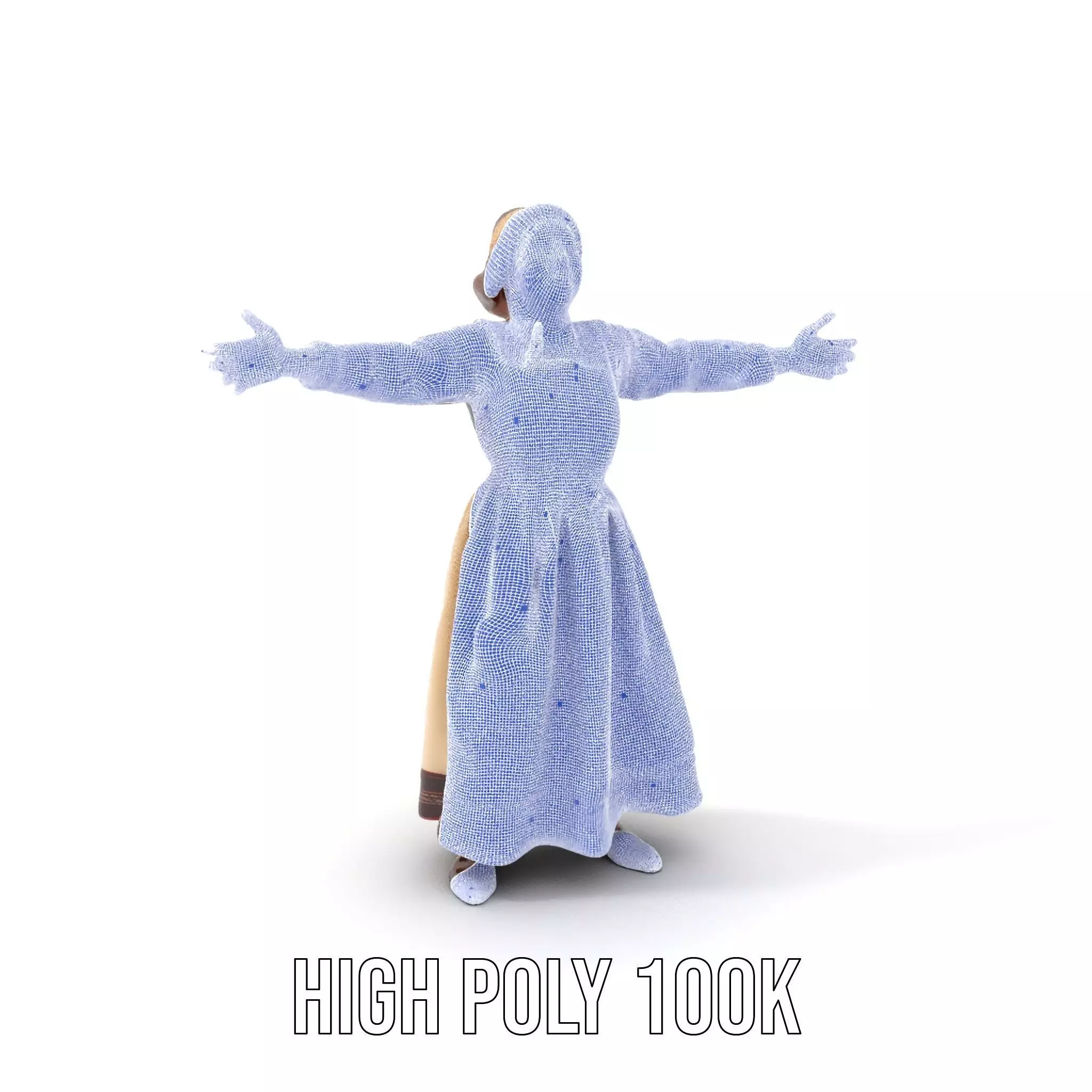 Traditional Scandinavian Attire Character Model Pack Low-poly 3D model_4