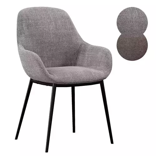 KONNA CHAIR Low-poly 3D model