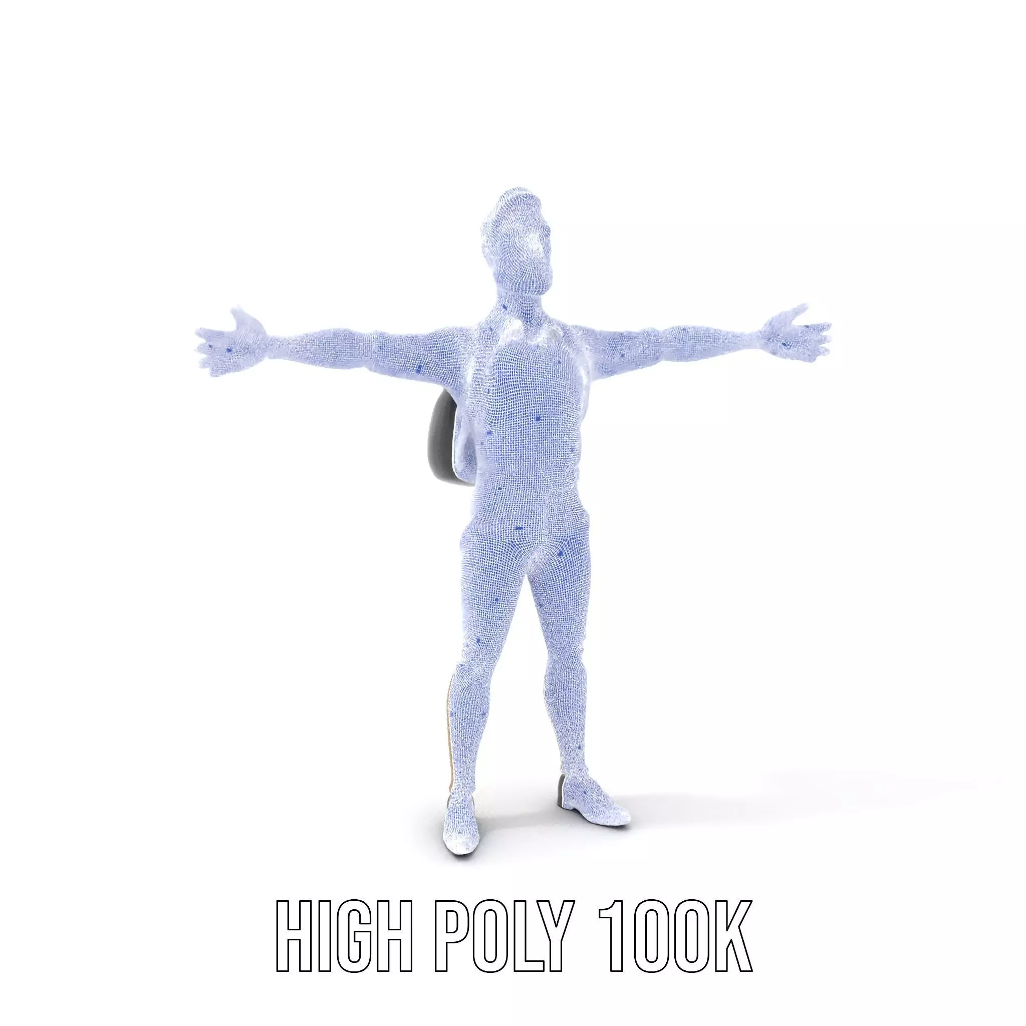 Casual Male Character with Floral Shirt Model Pack Low-poly 3D model_4