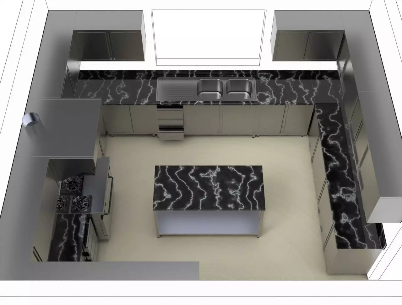 KITCHEN -STORE 5 3D model_13