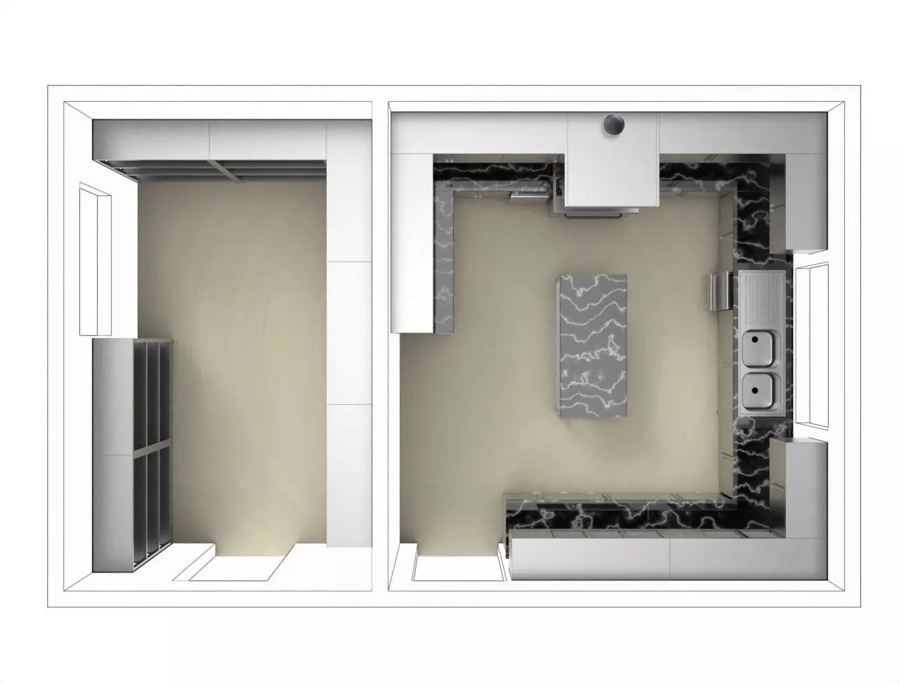 KITCHEN -STORE 5 3D model_3