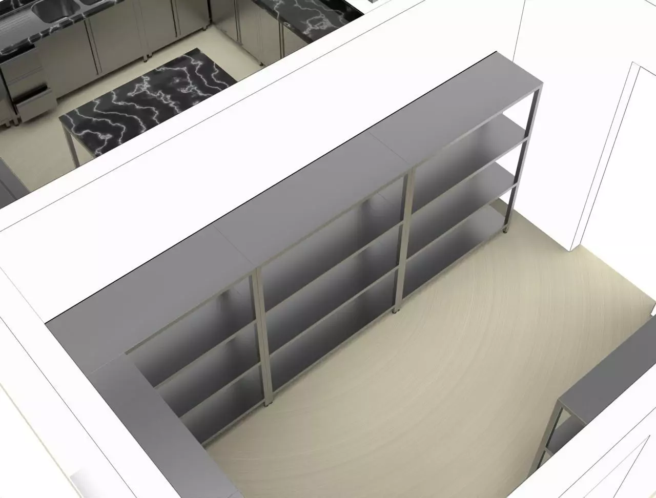 KITCHEN -STORE 5 3D model_7