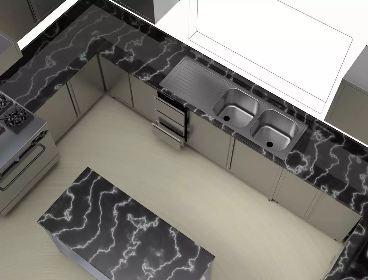 KITCHEN -STORE 5 3D model_5