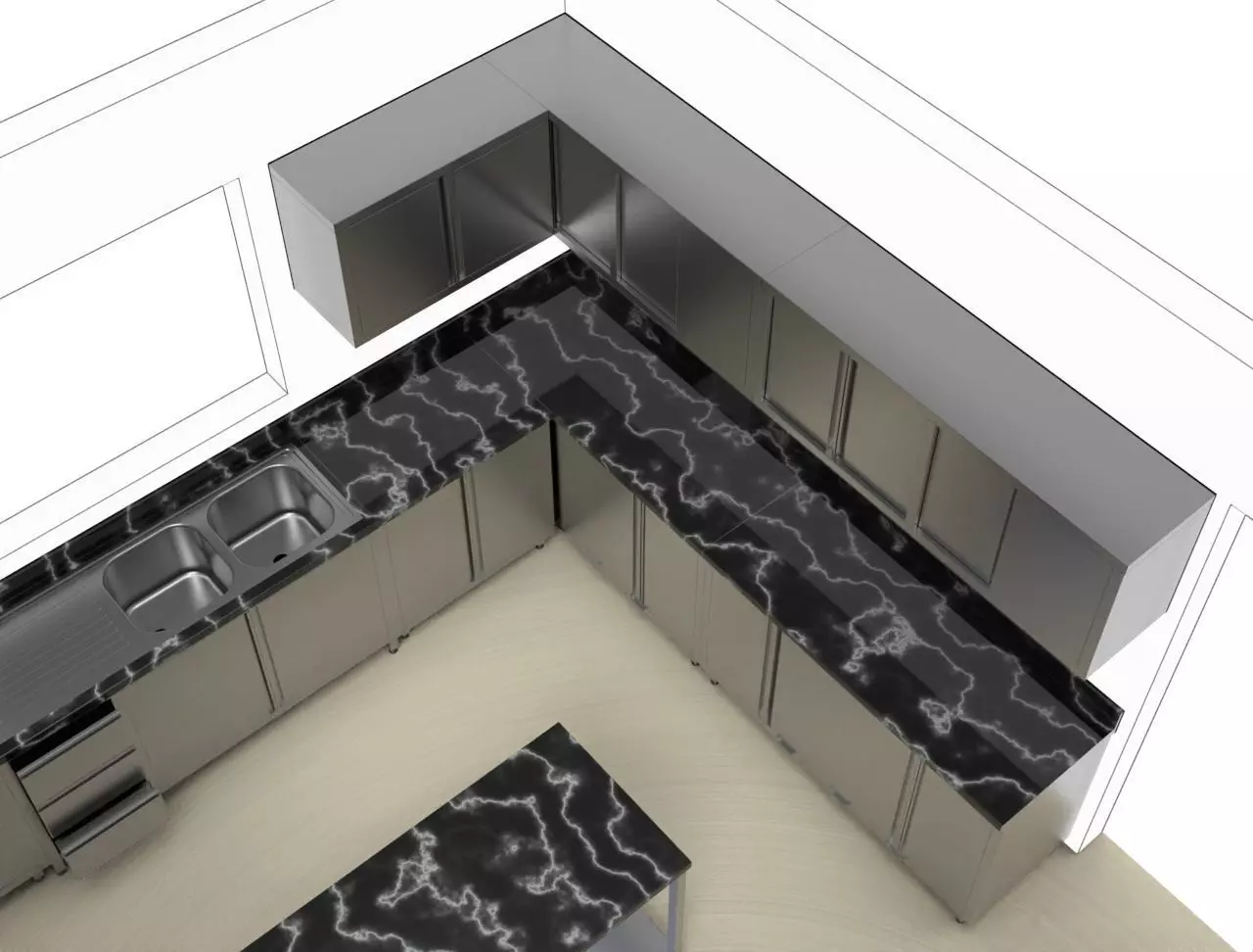 KITCHEN -STORE 5 3D model_6