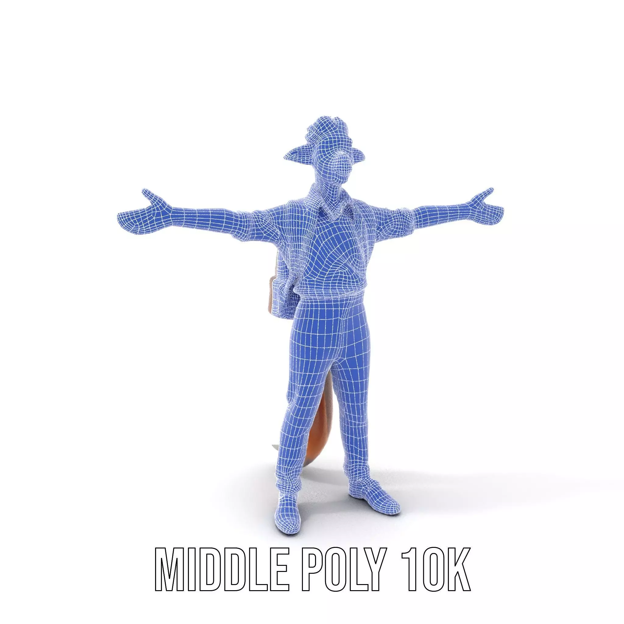 Fantasy Character Model Pack Stylized Anthropomorphic Creature Low-poly 3D model_12