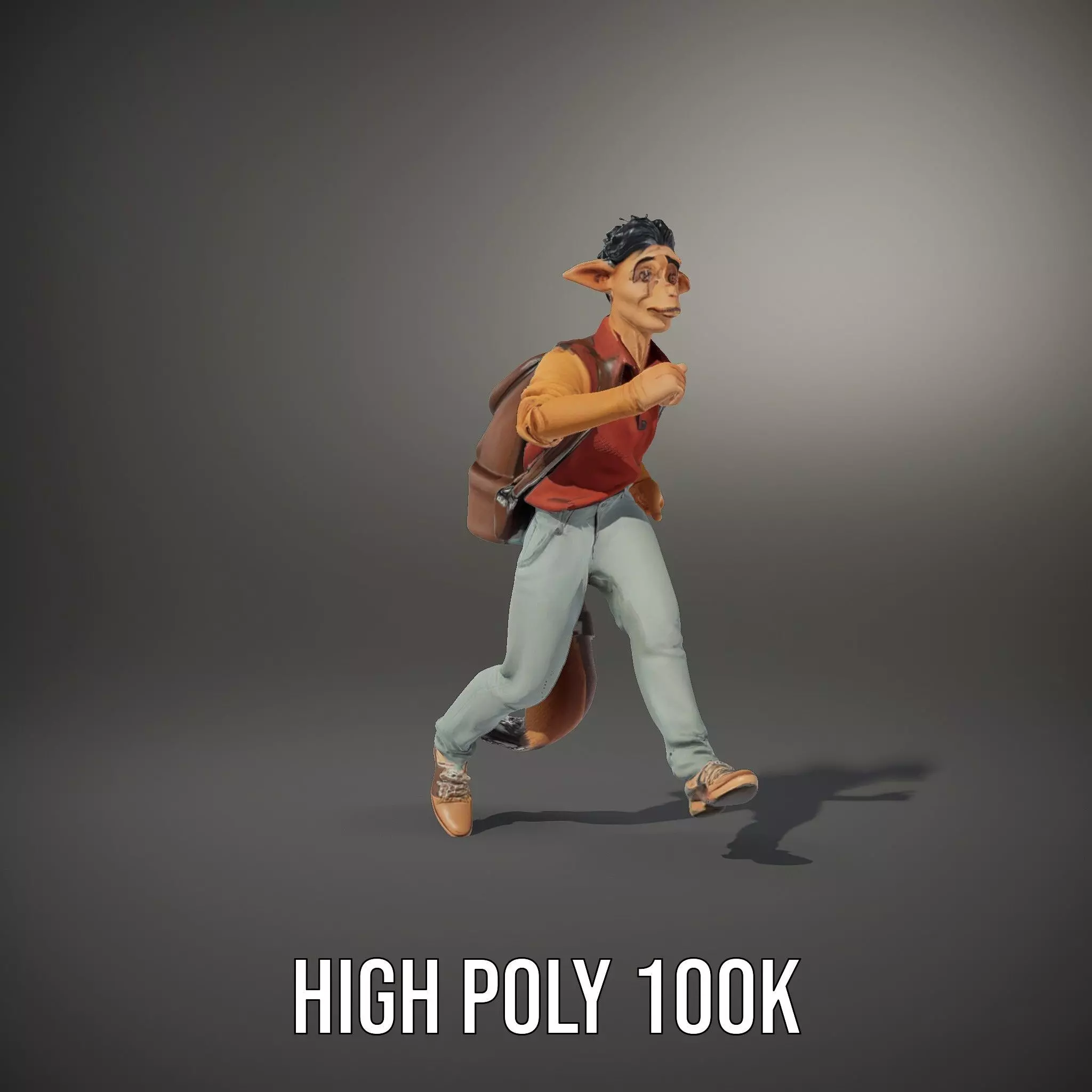 Fantasy Character Model Pack Stylized Anthropomorphic Creature Low-poly 3D model_34