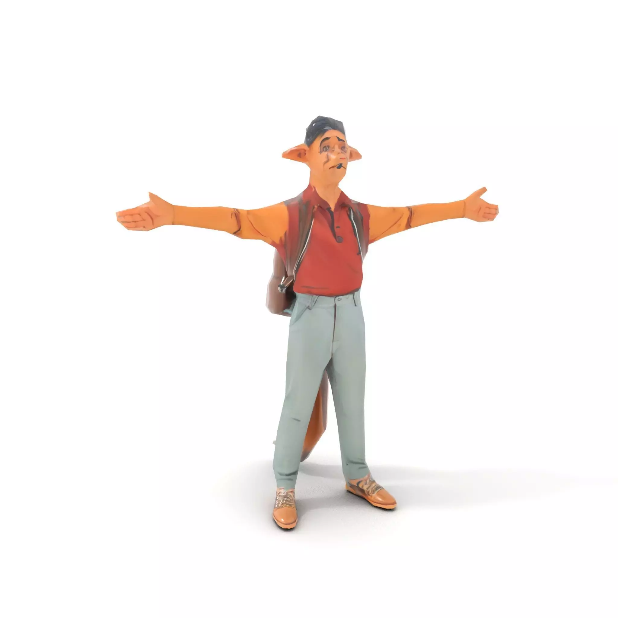 Fantasy Character Model Pack Stylized Anthropomorphic Creature Low-poly 3D model_8