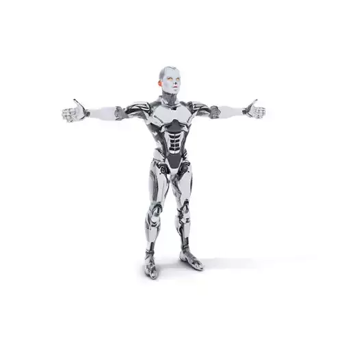 Futuristic Robot Character Model Pack