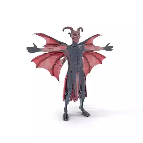Demonic Creature Model Pack with Wings and Horns