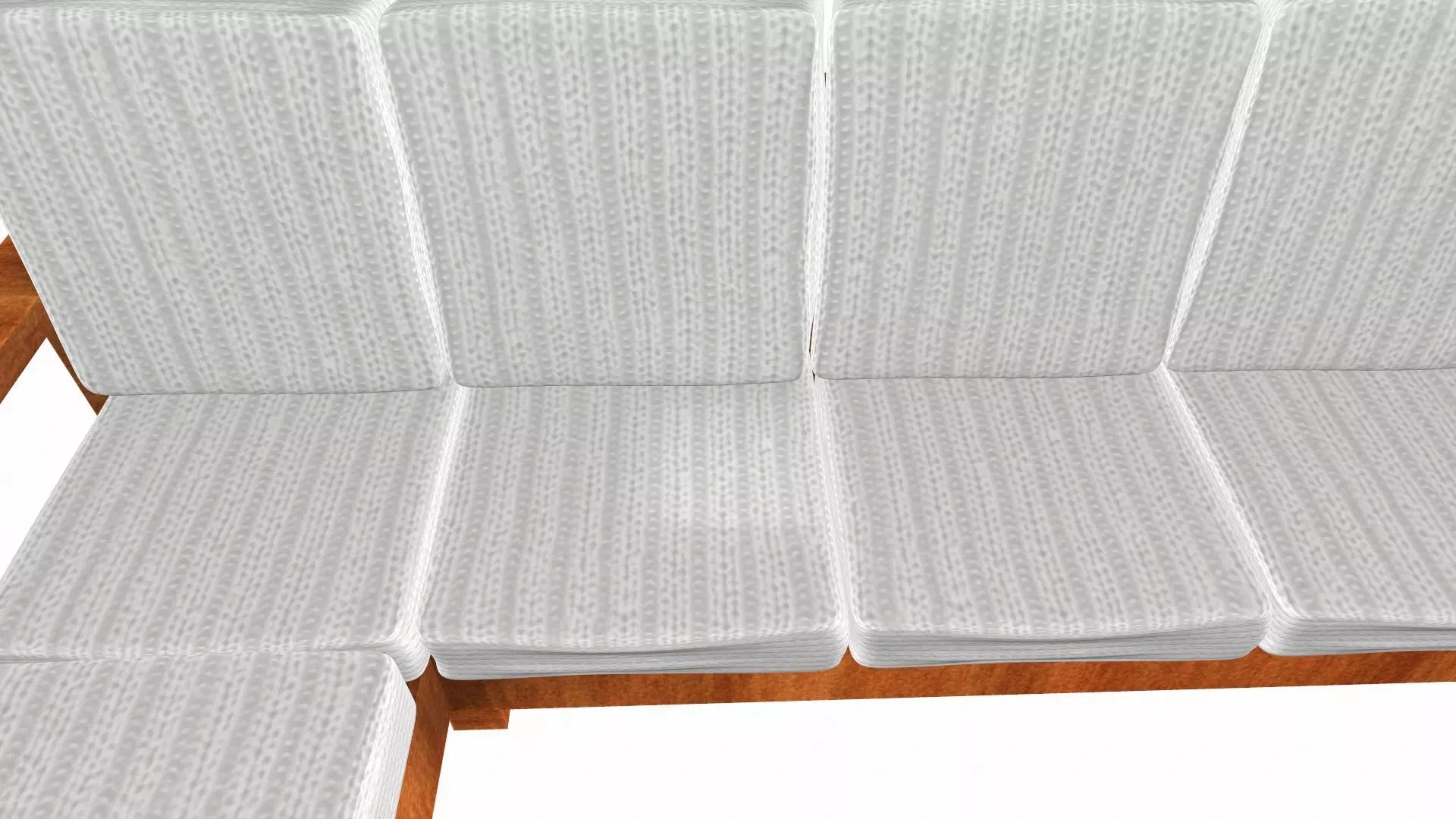 L Shape Sofa PBR Textured Low-poly 3D model_12