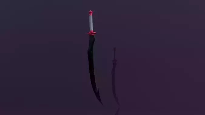 Fantasy Curved Sword 