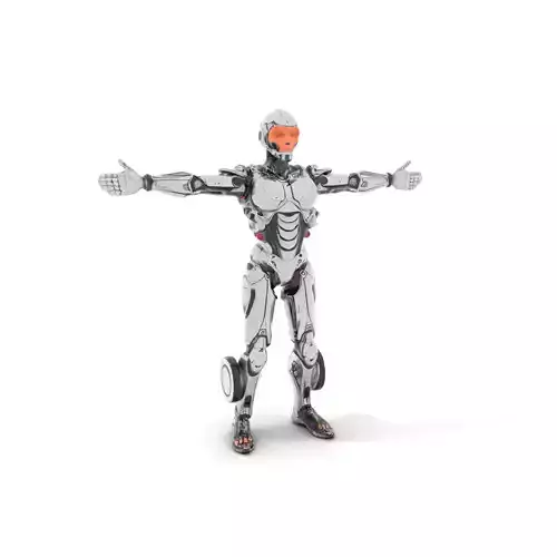 Futuristic Android Soldier Model Pack
