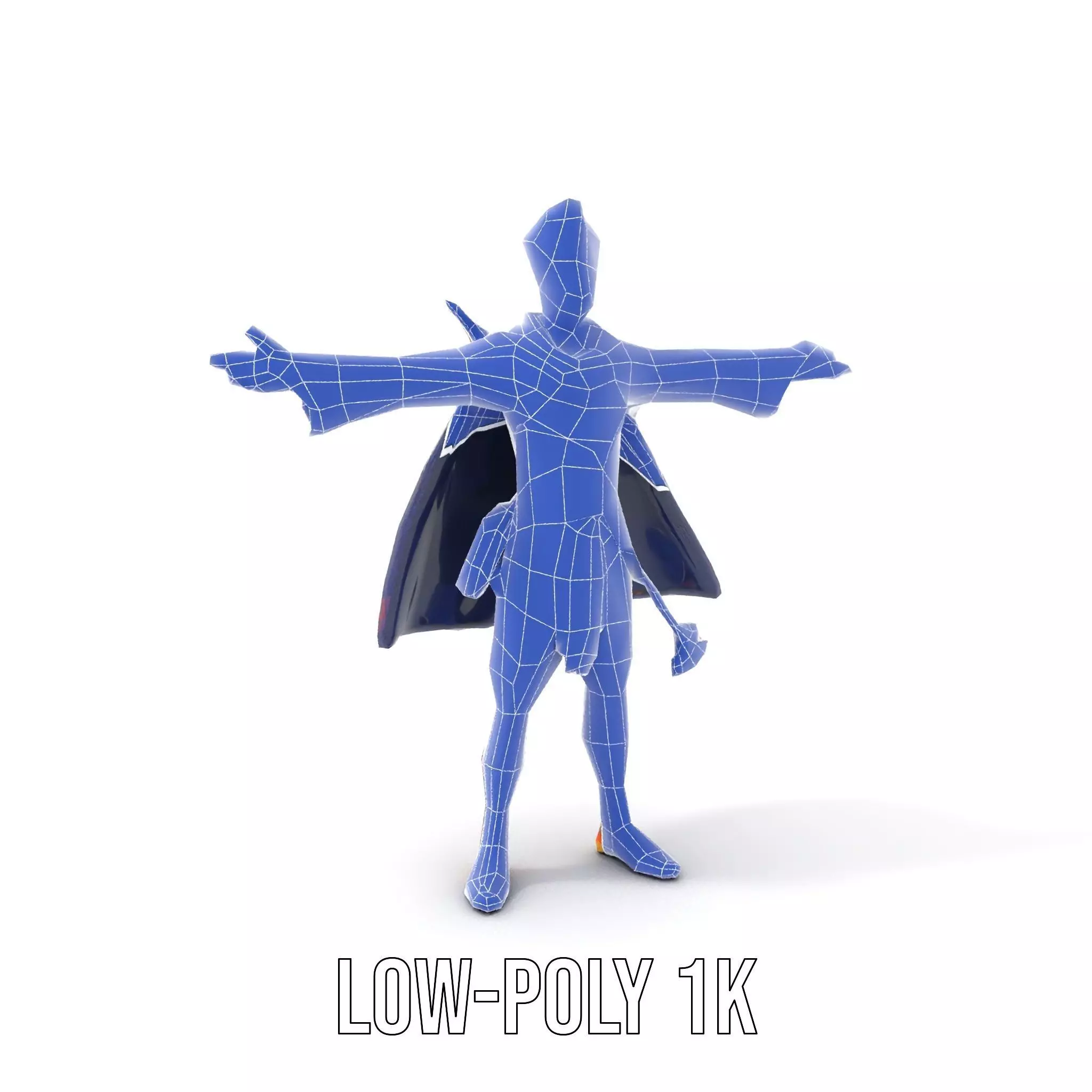 Colorful Fantasy Character Model Pack for Rendering Low-poly 3D model_11