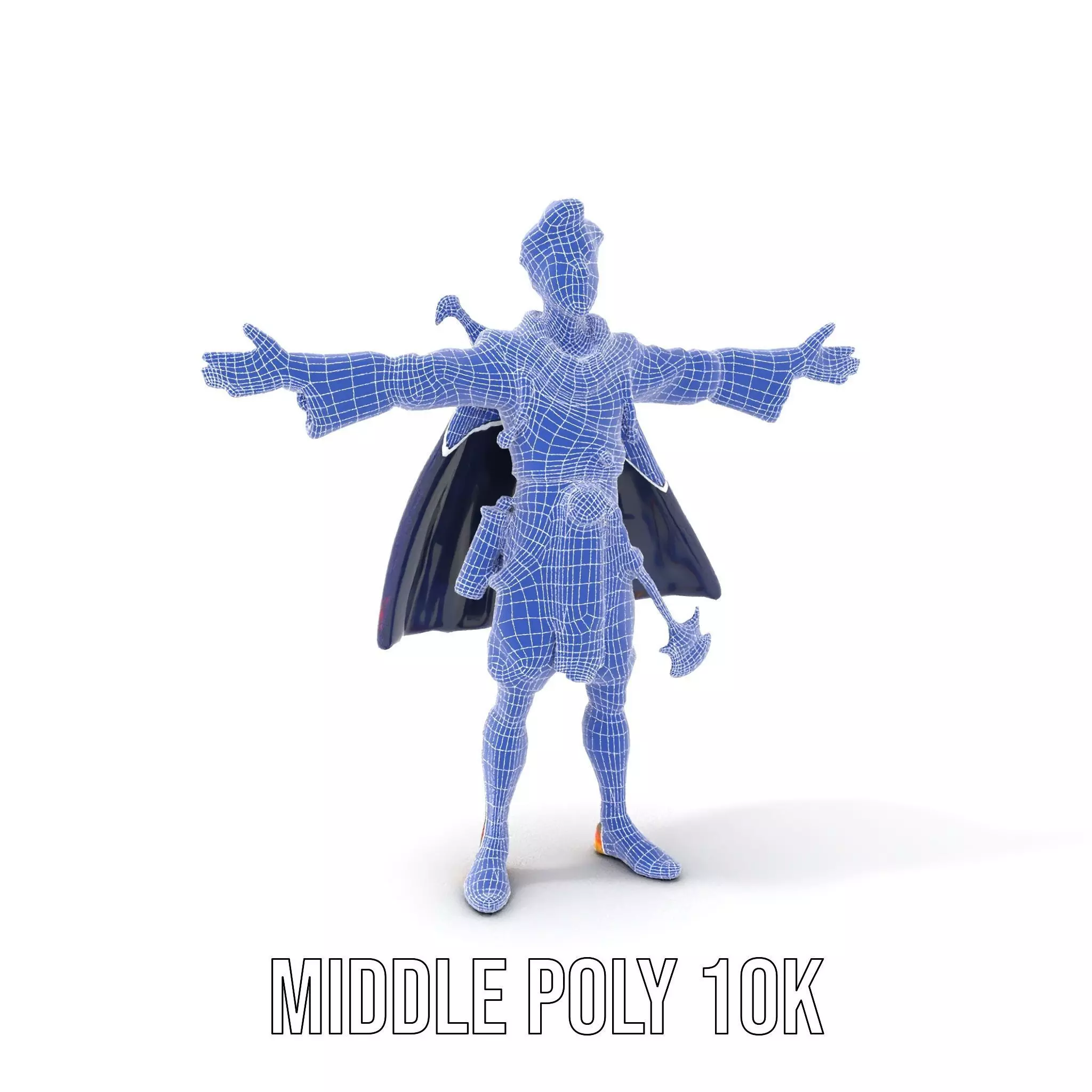 Colorful Fantasy Character Model Pack for Rendering Low-poly 3D model_18