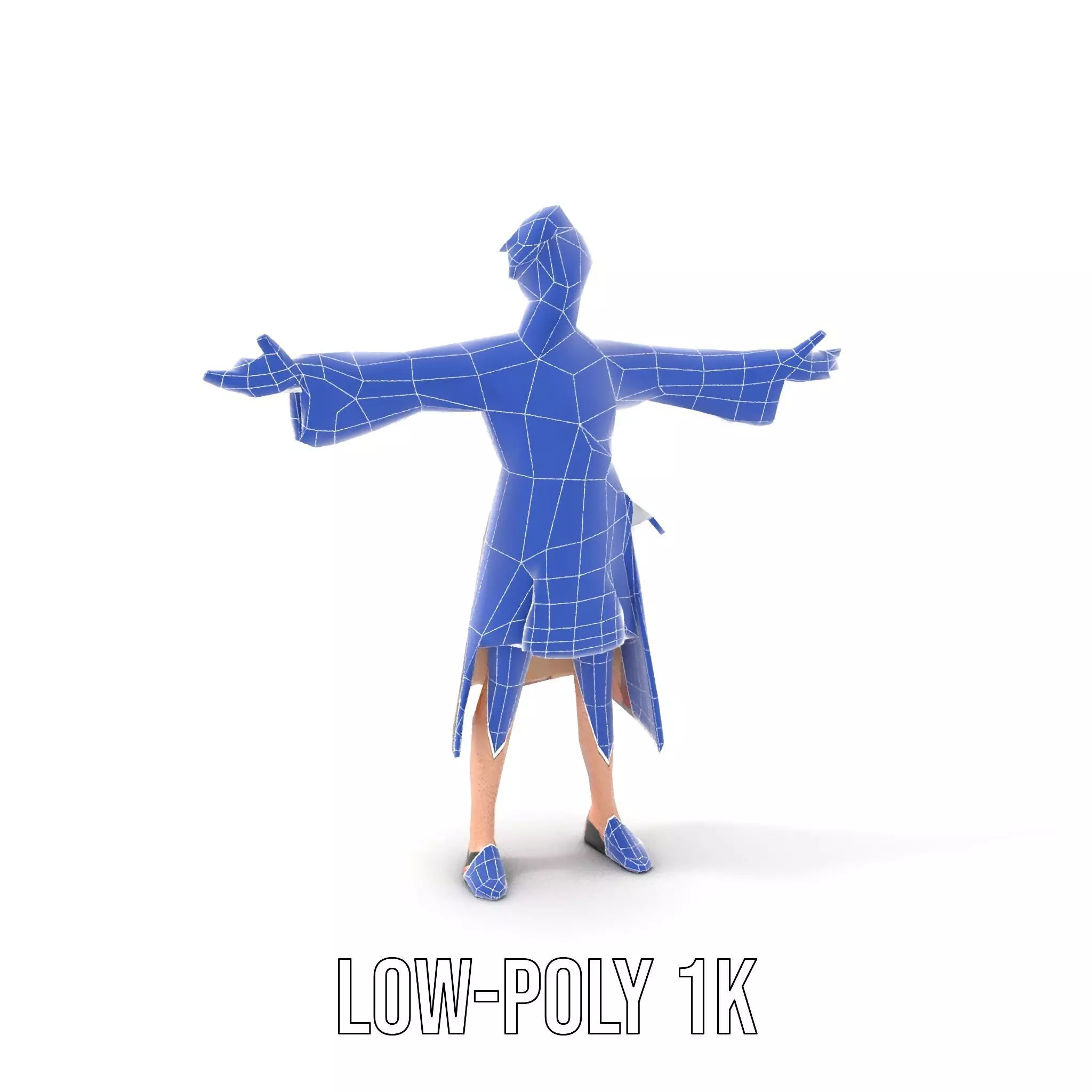 Traditional Attire Character Model Pack Low-poly 3D model_17