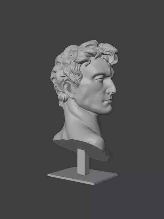 Arno Breker Readiness 3D Bust Model for Rendering and Printing 3D model_2