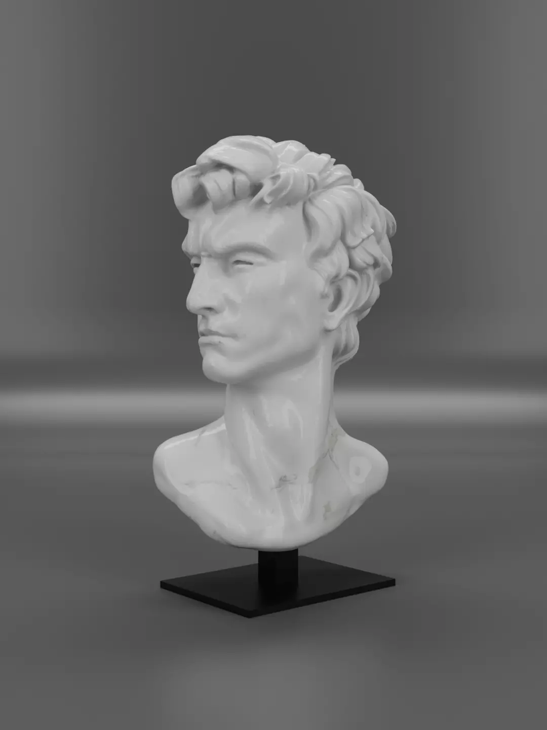 Arno Breker Readiness 3D Bust Model for Rendering and Printing 3D model_0