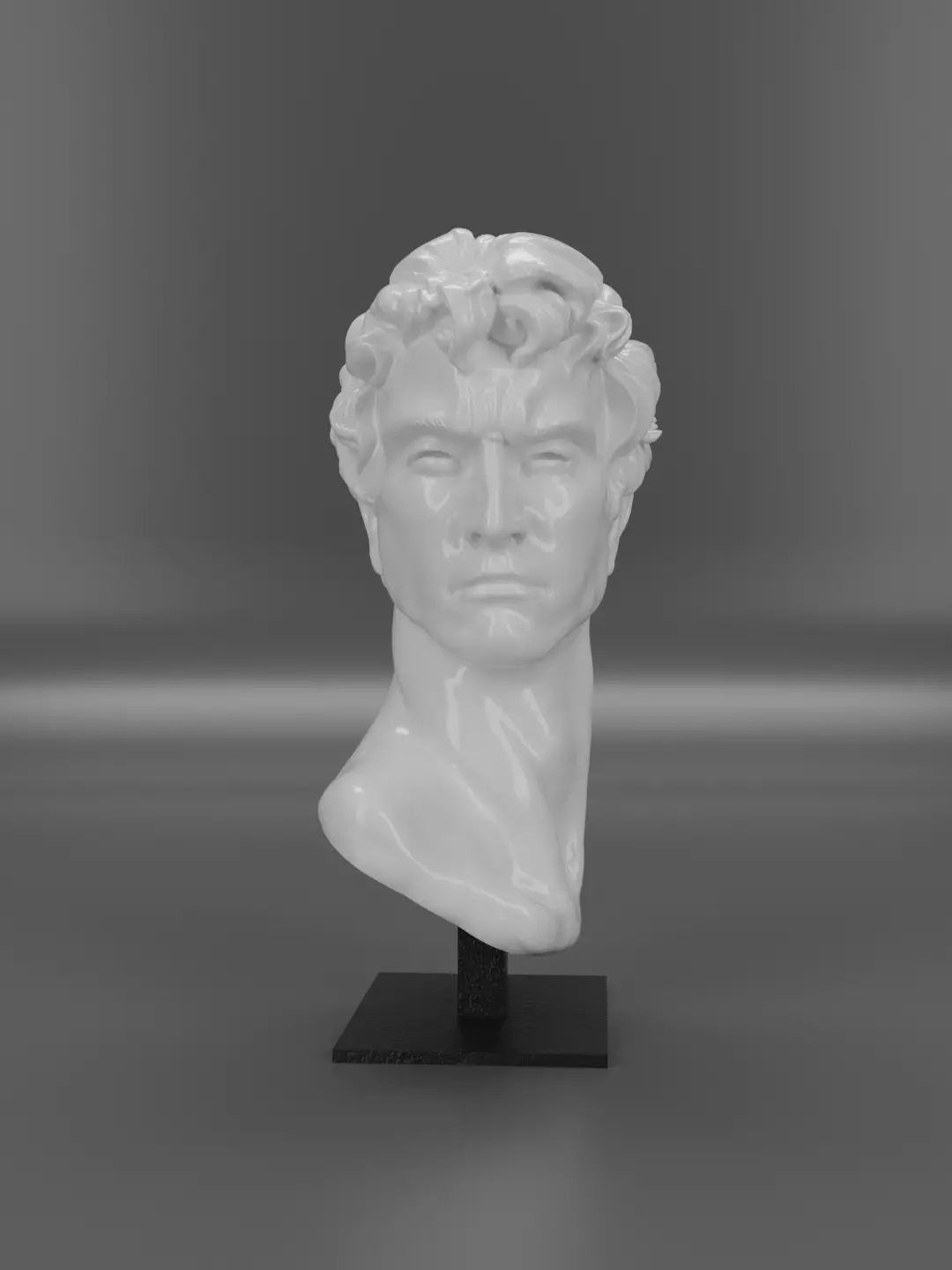 Arno Breker Readiness 3D Bust Model for Rendering and Printing 3D model_1