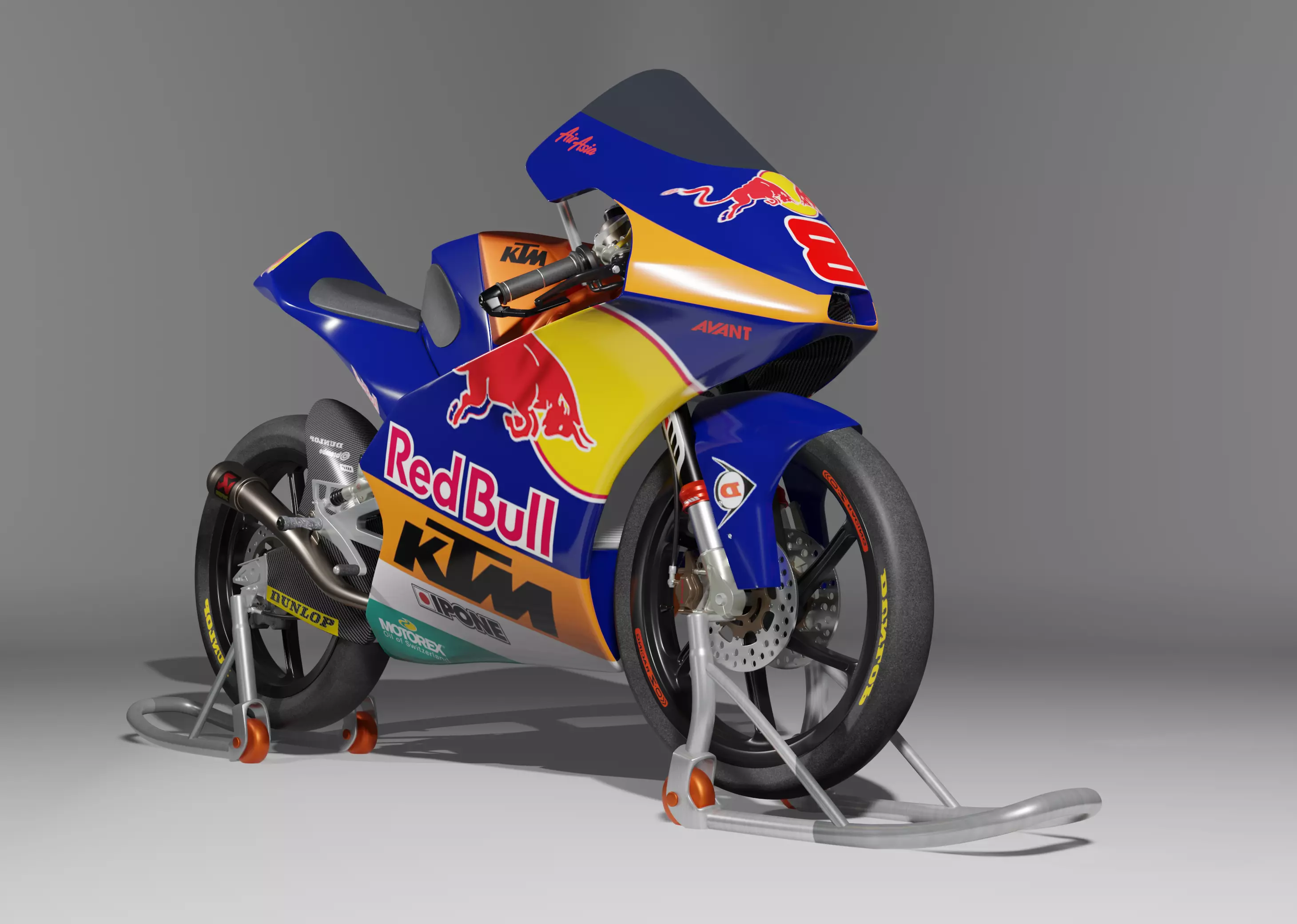 MOTO3 KTM JACK MILLER 3D model_2