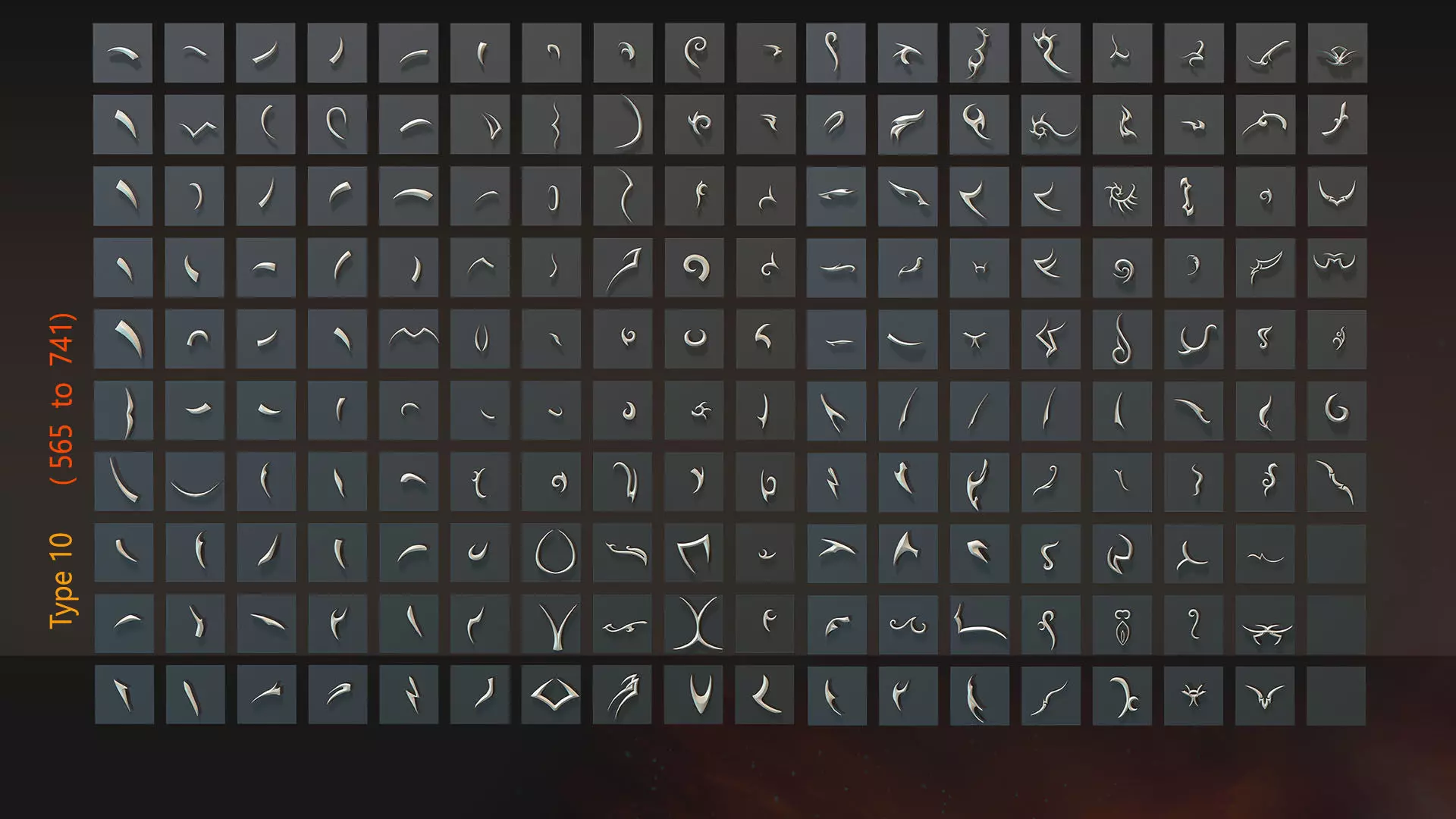 1582 Ornament Kitbash Bundle 120 New 3D Assets 3D Model Low-poly 3D model_13