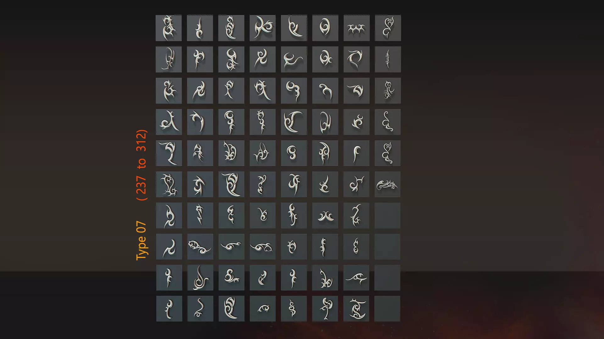 1582 Ornament Kitbash Bundle 120 New 3D Assets 3D Model Low-poly 3D model_10