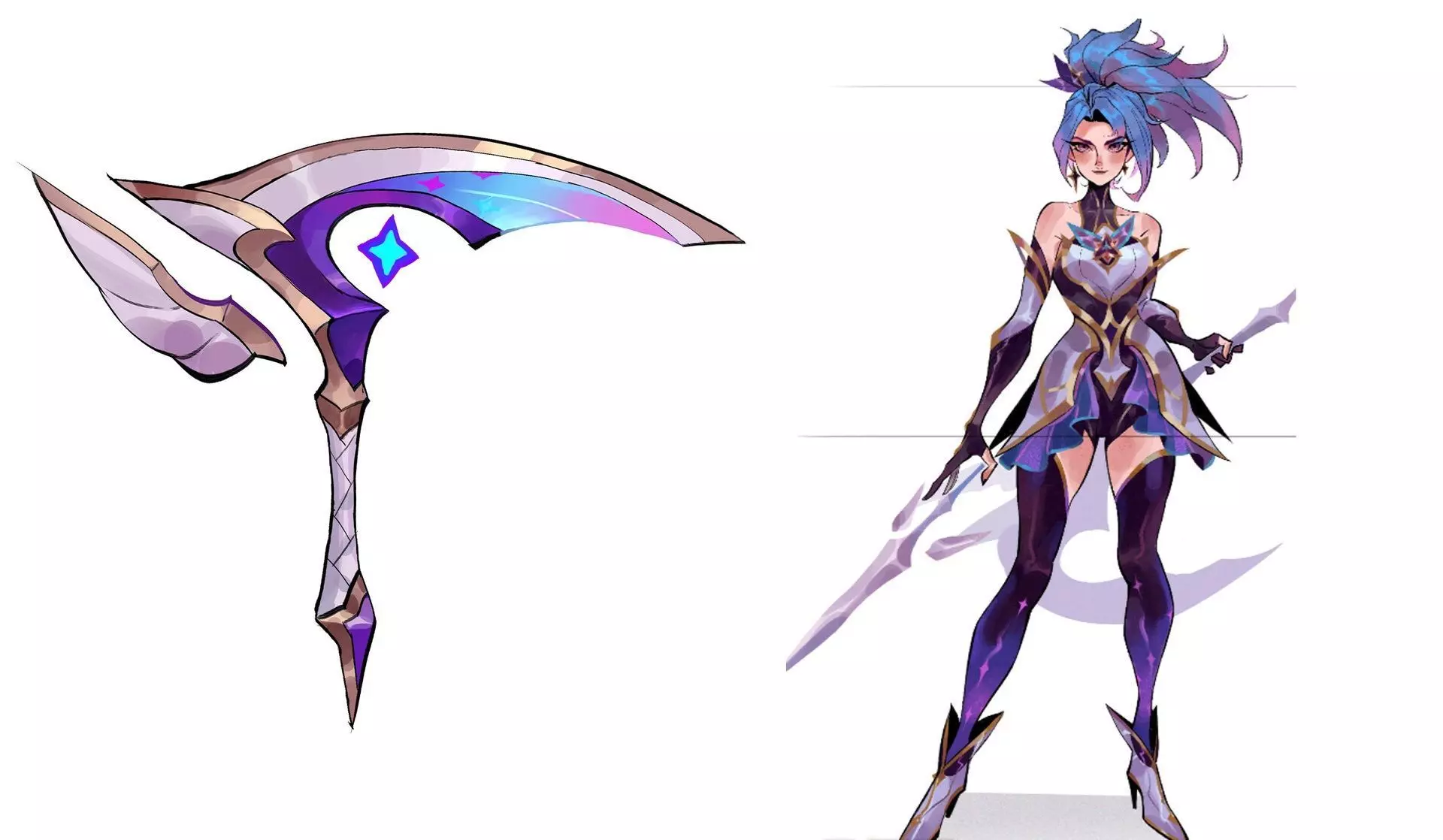 LOL - Star Guardian Akali Kama - League Of Legends 3D print model_0