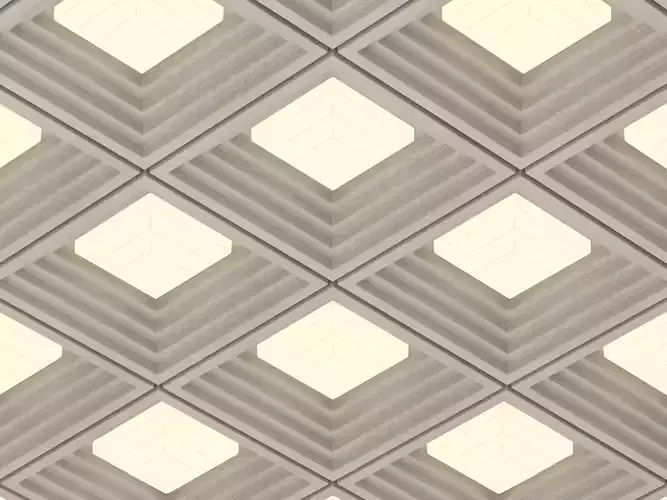 Ceiling No 006 Pantheum Surface Light 3D model