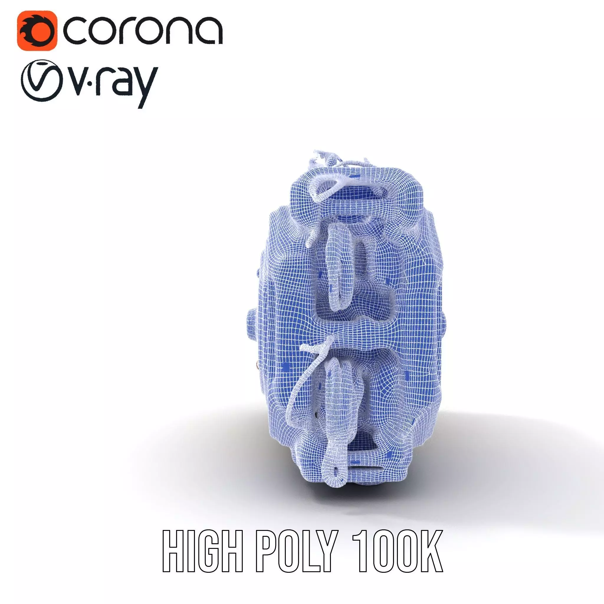 Futuristic Energy Core Model Pack with Glowing Elements Low-poly 3D model_32