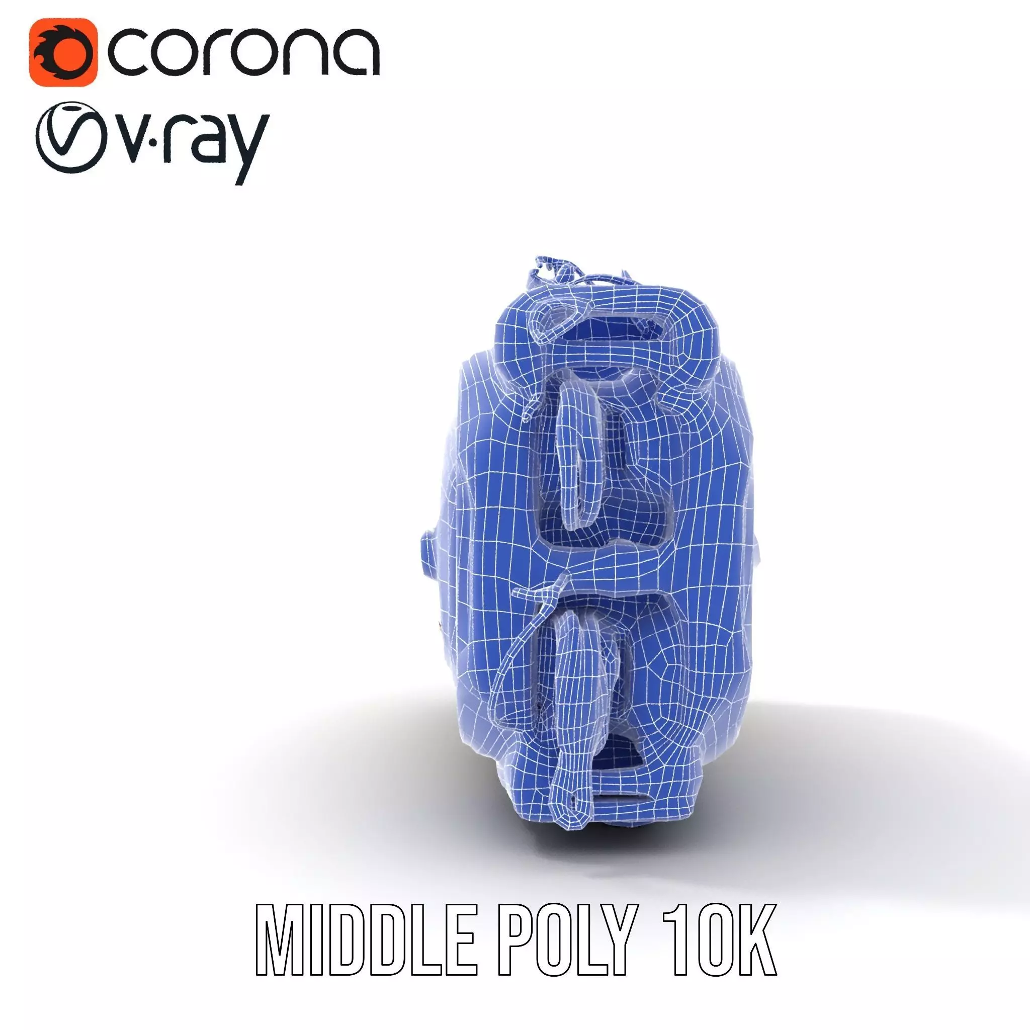 Futuristic Energy Core Model Pack with Glowing Elements Low-poly 3D model_24