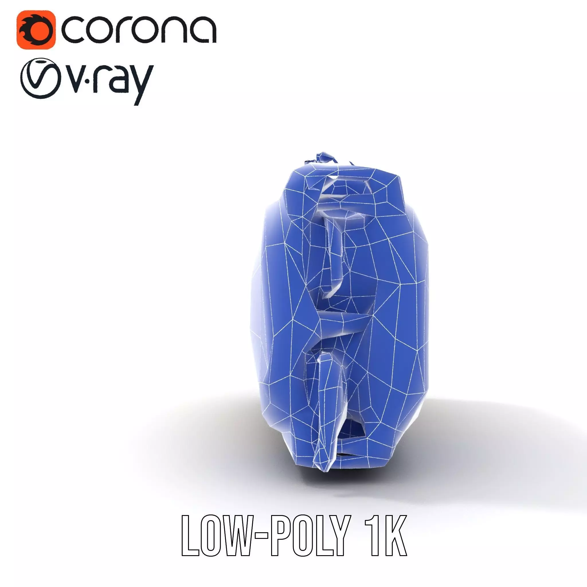 Futuristic Energy Core Model Pack with Glowing Elements Low-poly 3D model_28