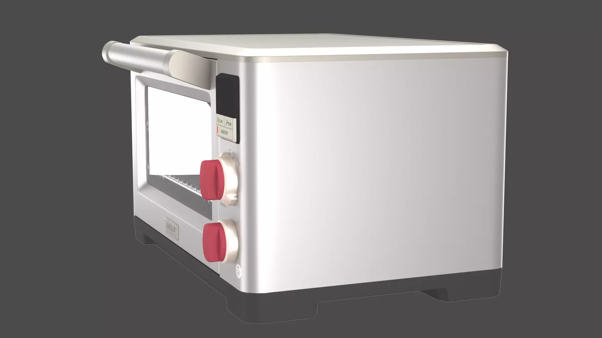 Tabletop Oven 3D Model 3D model_12