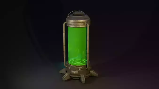 Incubator Low-poly Gameready 3D model