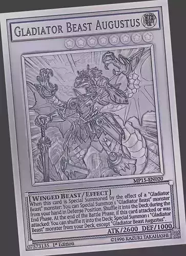 Gladiator Beast Augustus - yu-gi-oh Free 3D print model
